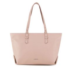 Torebka Lasocki. Brązowe shopper bag Lasocki, bez wzorów, bez dodatków. Za 199.99 zł.
