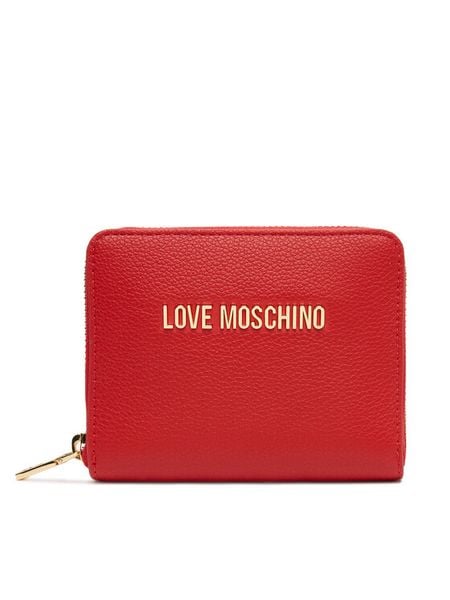 LOVE MOSCHINO Portfel JC5702PP1NLD0500 Czerwony. Czerwone portfele Love Moschino, bez wzorów, ze skóry. Za 289.99 zł.