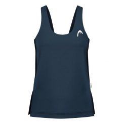 Damski tank top Head Spirit. Niebieskie topy Head, bez wzorów, sportowe, bez kołnierzyka, bez ramiączek. Za 235.00 zł.