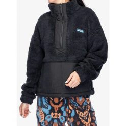 Bluza polarowa damska Kavu Rockhaven. Czarne bluzy bez kaptura KAVU, m, bez wzorów, z polaru, bez kaptura. Za 270.99 zł.