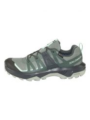 SALOMON Buty trekkingowe "EXTEND 2 GORE-TEX" w kolorze zielonym rozmiar: 38,5. Zielone trekkingi Salomon, bez wzorów, z gore-texu, bez zapięcia, outdoorowe, gore-tex. Za 334.95 zł.
