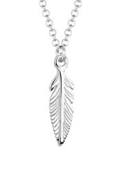 Elli Damski wisior z piórami Boho w srebrze próby 925 Sterling Silver Naszyjniki 1 ct. Szare naszyjniki Elli, z materiału, srebrne. Za 243.99 zł.