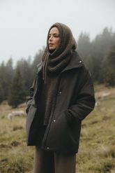 KURTKA PORTO SZARO- BRĄZOWA L - Flawless. Szare kurtki Flawless, l, bez wzorów, bez kaptura. Za 997.00 zł.
