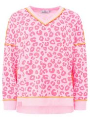 Zwillingsherz Bluza "Soft Leo" w kolorze jasnoróżowym rozmiar: L/XL. Różowe bluzy Zwillingsherz, l, bez wzorów, bez kaptura. Za 215.21 zł.