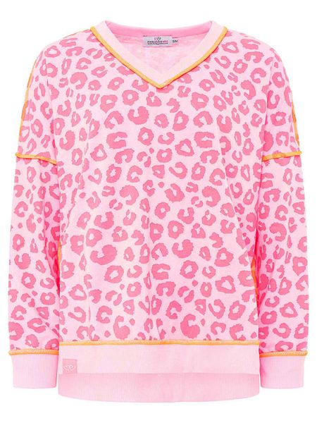 Zwillingsherz Sweter "Soft Leo" w kolorze różowym rozmiar: S/M. Różowe swetry Zwillingsherz, m, bez wzorów, bez ramiączek. Za 170.47 zł.