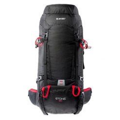 Plecak Turystyczny Dla Dorosłych Unisex Stone. Czarne plecaki Hi-tec, bez wzorów, bez dodatków. Za 307.99 zł.