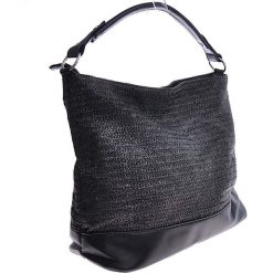 Czarna torebka damska Shoper Bag /H2-K40 TB310 S199/ Duża ( mieszcząca A4). Czarne torebki klasyczne Pantofelek24, bez wzorów, duże, bez dodatków. Za 39.90 zł.