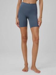 4F Szorty sportowe w kolorze niebieskim rozmiar: L. Niebieskie szorty sportowe 4f, bez wzorów, z materiału, z podwyższonym stanem, outdoorowe. Za 92.21 zł.