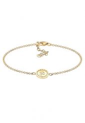 Elli Damski wisiorek talizman Elegancki w pozłacanym srebrze próby 925 Sterling Silver Bransoletki 1 ct. Szare bransoletki Elli, pozłacane. Za 248.99 zł.