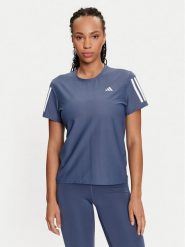 Adidas Koszulka techniczna Own The Run IN1596 Niebieski Regular Fit. Niebieskie t-shirty sportowe adidas, l, bez wzorów, z syntetyku, bez ramiączek, do biegania. Za 119.99 zł.