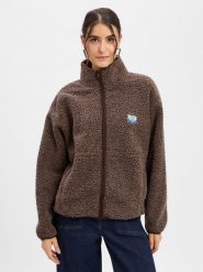 American vintage Damowa kurtka polarowa Kobiety brązowy, XS/S. Brązowe kurtki American Vintage, s, z aplikacjami, z polaru, vintage, bez kaptura. Za 949.95 zł.