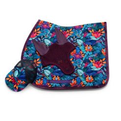 Komplet czaprak FULL VS, nauszniki i czapka z daszkiem GALOP WEAR Power Flower. Czapki z daszkiem GALOP WEAR, bez wzorów, sportowe. Za 469.00 zł.