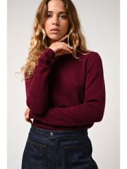 AUTHENTIC CASHMERE Kaszmirowy sweter "Criou" w kolorze bordowym rozmiar: S. Czerwone swetry AUTHENTIC CASHMERE, s, bez wzorów, z kaszmiru, bez ramiączek. Za 345.36 zł.