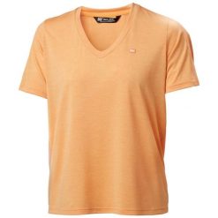 Damska koszulka z dekoltem w serek Helly Hansen Salt Breeze. Brązowe t-shirty sportowe Helly Hansen, s, bez wzorów, bez ramiączek, żeglarskie. Za 206.50 zł.