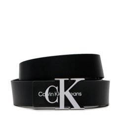 Pasek Damski Calvin Klein Jeans. Czarne paski Calvin Klein Jeans, bez wzorów, z jeansu. Za 179.99 zł.