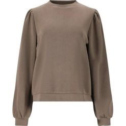 Bluza z rękawami balonowymi damska Athlecia Jillnana V2. Brązowe bluzy bez kaptura Athlecia, bez wzorów, bez kaptura. Za 256.00 zł.