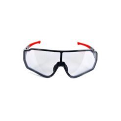 Okulary rowerowe Bikeline. Czarne okulary przeciwsłoneczne ROCKBROS, bez wzorów. Za 89.99 zł.