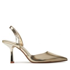 Szpilki Aldo. Żółte szpilki Aldo, bez wzorów, bez obcasa, na szpilce, bez zapięcia. Za 229.99 zł.