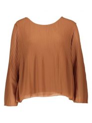 Sublevel Bluzka w kolorze jasnobrązowym rozmiar: XL. Brązowe bluzki Sublevel, xl, bez wzorów, bez kołnierzyka, bez ramiączek. Za 86.99 zł.