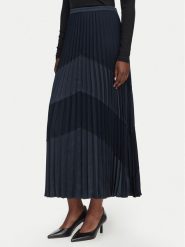 BOSS Spódnica plisowana Vennyta 50562785 Granatowy Regular Fit. Niebieskie spódnice Boss, bez wzorów, z syntetyku, plisowane. Za 1,184.00 zł.