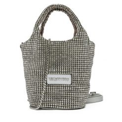 Torebka Valentino. Szare torebki klasyczne Valentino, bez wzorów, klasyczne, bez dodatków. Za 389.99 zł.