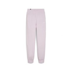 Spodnie Dresowe Sportowe Damskie Puma Ess+ Embroidery Tr. Czerwone spodnie dresowe Puma, bez wzorów, z dresówki. Za 140.99 zł.