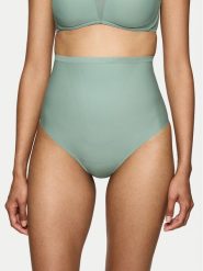 Triumph Stringi Shape Smart 10209535 Zielony. Zielone stringi Triumph, bez wzorów, z syntetyku. Za 109.99 zł.