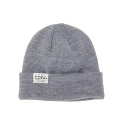 Czapka zimowa COAL UNIFORM LOW heather grey. Szare czapki zimowe COAL, bez wzorów, sportowe. Za 29.00 zł.