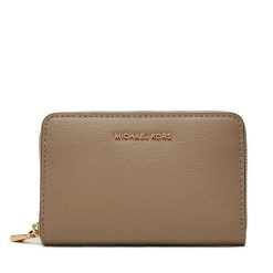 Portfel MICHAEL Michael Kors. Brązowe portfele MICHAEL Michael Kors, bez wzorów. Za 369.99 zł.