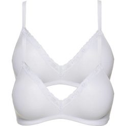 Biustonosz bez fiszbinów (2 szt.), bawełna organiczna bonprix 2x biały. Biustonosze marki bonprix. Za 55.98 zł.