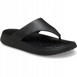Japonki Dla Dorosłych Crocs Getaway Triangle Flip. Czarne japonki Crocs, bez wzorów, z materiału. Za 199.99 zł.