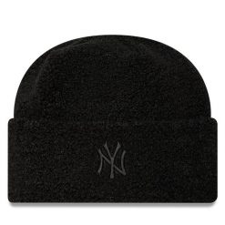 Czapka New Era. Czarne czapki zimowe New Era, bez wzorów. Za 169.99 zł.