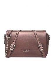 JENNY Torebka C-JNY-M-011-08 Brązowy. Brązowe listonoszki Jenny, bez wzorów, z materiału, bez dodatków. Za 119.99 zł.