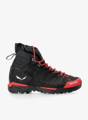 Buty wysokogórskie damskie Salewa Ortles Light Mid PTX. Czarne buty trekkingowe Salewa, bez wzorów, z nylonu, bez zapięcia, trekkingowe. Za 1,271.75 zł.