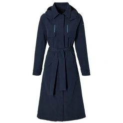 Płaszcz rowerowy Mosse. Niebieskie płaszcze BASIL, m, bez wzorów, z materiału, eleganckie, bez kaptura. Za 570.05 zł.