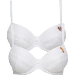 Biustonosz z ludowym motywem "push up" (2 szt.) bonprix biały + biały. Biustonosze marki ARTENGO. Za 69.98 zł.