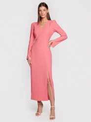 Notes Du Nord Sukienka koktajlowa Oliana 12901 Różowy Slim Fit. Czerwone sukienki Notes du Nord, bez wzorów, z syntetyku, wizytowe, bez kołnierzyka, bez ramiączek. Za 679.99 zł.