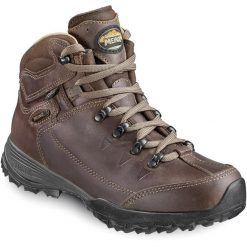 Buty trekkingowe damskie MEINDL Stowe Lady GTX, z membraną Gore-Tex. Brązowe buty trekkingowe MEINDL, bez wzorów, z gore-texu, bez zapięcia, trekkingowe, gore-tex. Za 1,259.90 zł.