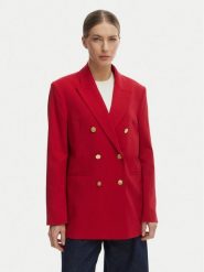 Tommy Hilfiger Marynarka WW0WW50784 Czerwony Relaxed Fit. Czerwone marynarki i żakiety Tommy Hilfiger, bez wzorów, z wełny, bez ramiączek. Za 1,399.00 zł.