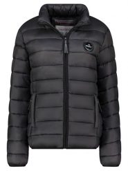 Geographical Norway Kurtka pikowana "Atikahadge" w kolorze czarnym rozmiar: XXL. Czarne kurtki Geographical Norway, xxl, bez wzorów, bez kaptura. Za 146.45 zł.