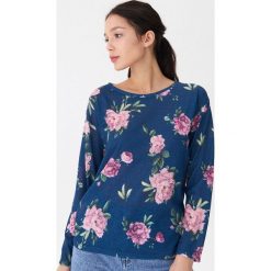 Sweter w kwiaty - Wielobarwny. Swetry House, l, bez wzorów, bez ramiączek. Za 49.99 zł.