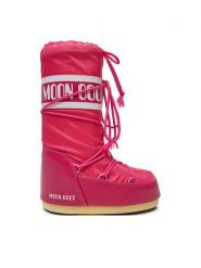 Moon Boot Śniegowce 80D1400440 D Różowy. Czerwone śniegowce Moon Boot, bez wzorów, ze skóry, bez zapięcia. Za 859.99 zł.