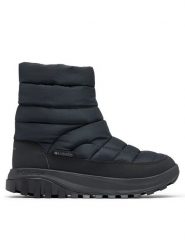 Columbia Śniegowce Snowtrot Mid 2075111 Czarny. Czarne śniegowce Columbia, bez wzorów, z materiału, bez zapięcia. Za 349.99 zł.