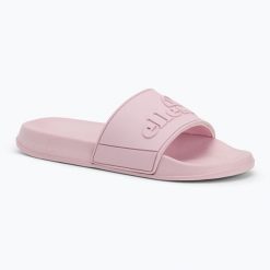Klapki damskie Ellesse Eric. Czerwone klapki Ellesse, bez wzorów, z materiału, sportowe, bez obcasa, bez zapięcia. Za 39.99 zł.