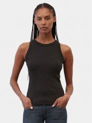 Marc O'Polo Top B01 2112 50011 Czarny Regular Fit. Czarne topy Marc O'Polo, xl, bez wzorów, z bawełny, bez kołnierzyka, bez ramiączek. Za 109.99 zł.