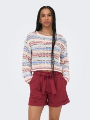 ONLY Sweter ze wzorem rozmiar: L. Swetry ONLY, l, bez wzorów, bez ramiączek. Za 84.01 zł.