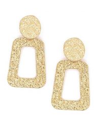 MOODE Kolczyki-wkrętki "Serena" rozmiar: onesize. Żółte kolczyki MOODE, ze stali. Za 93.07 zł.