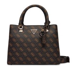 Torebka Guess. Brązowe torebki klasyczne Guess, z aplikacjami, bez dodatków. Za 639.99 zł.