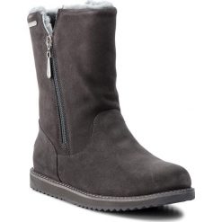 Buty EMU AUSTRALIA - Gravelly W11561 Charcoal. Szare śniegowce Emu Australia, ze skóry. Za 809.00 zł.