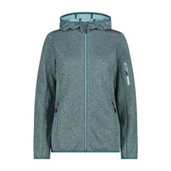Bluza damska turystyczna CMP 30H5856. Zielone bluzy bez kaptura CMP, l, bez wzorów, bez kaptura, trekkingowe. Za 274.00 zł.